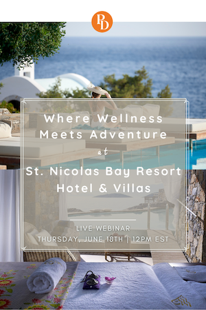Webinar: Where Wellness Meets Adventure, St. Nicolas Bay, Greece